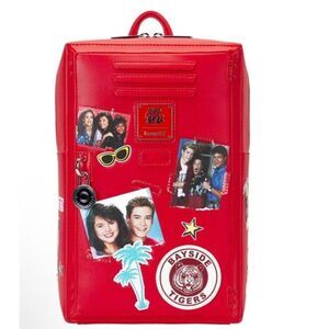 Loungefly Saved By The Bell Bayside High Locker Figural Zach Red Backpack NWT